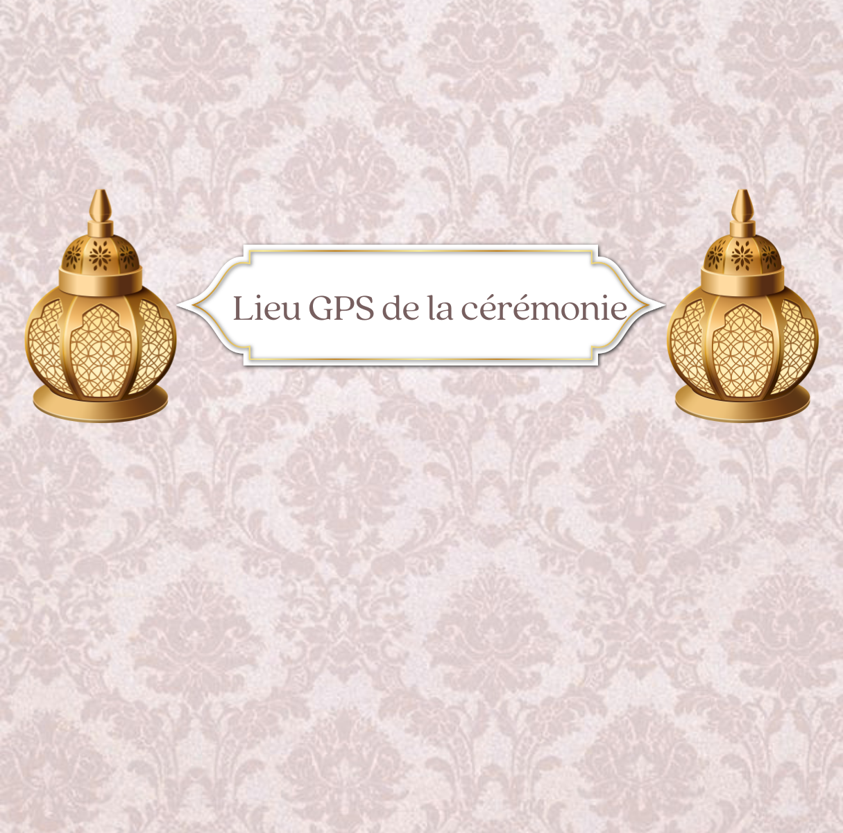 Lieu de la cérémonie