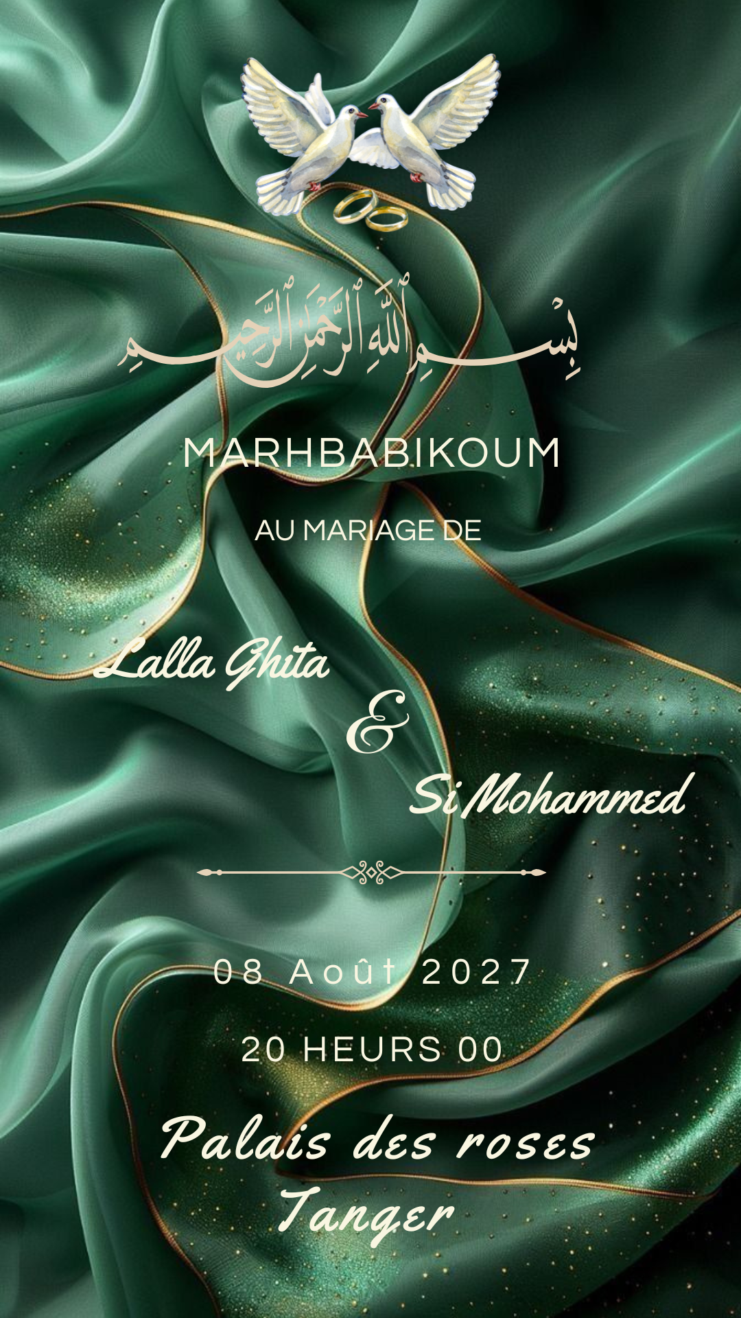 Décor mariage Ghita et Mohammed